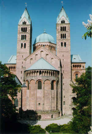 Dom zu Speyer - Rckseite